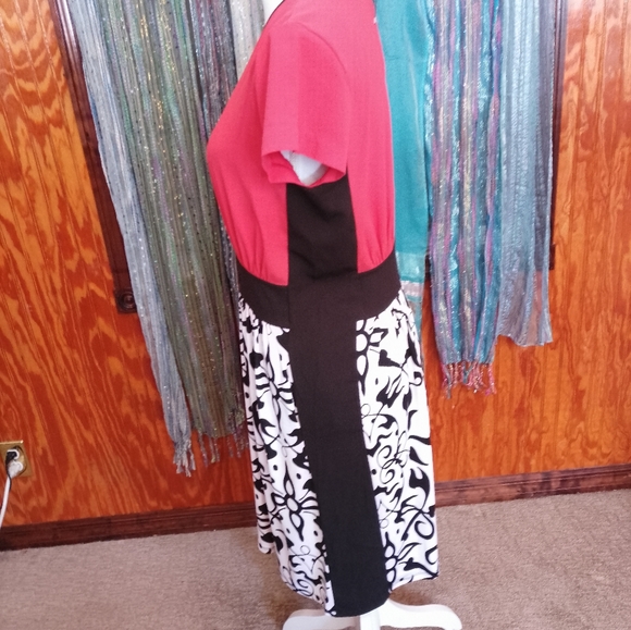 NWOT Narciso Rodriguez For Design Nation Color Block Short Sleeve Dress - Picture 3 of 7